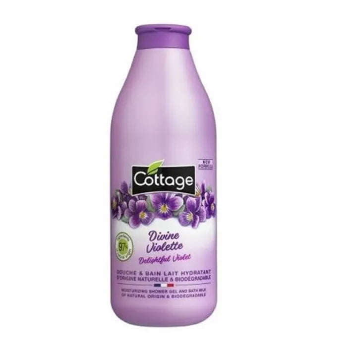 Cottage Divine Violette Milk Shower – Gel Unisex, 750 ml