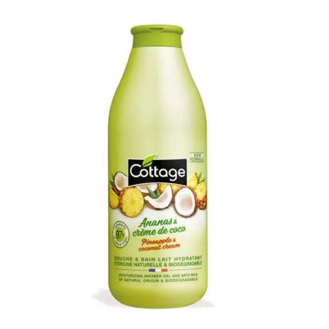 Cottage Pineapple & Coconut – Cream Milk Shower Gel Unisex, 750 ml