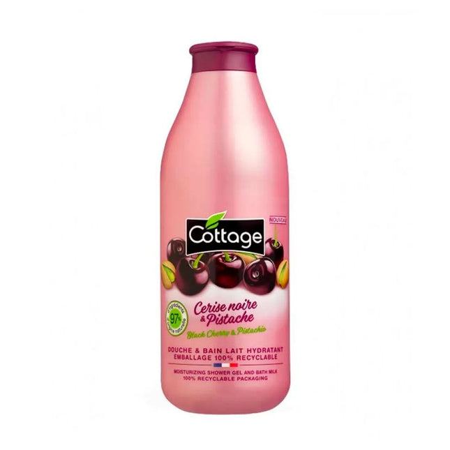 Cottage Hidratante – Gel De Ducha Cremoso Cereza Negra y Pistacho Unisex, 750 ml