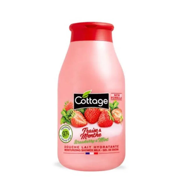 Cottage Moisturizing Shower – Gel Strawberry & Mint Unisex, 250 ml