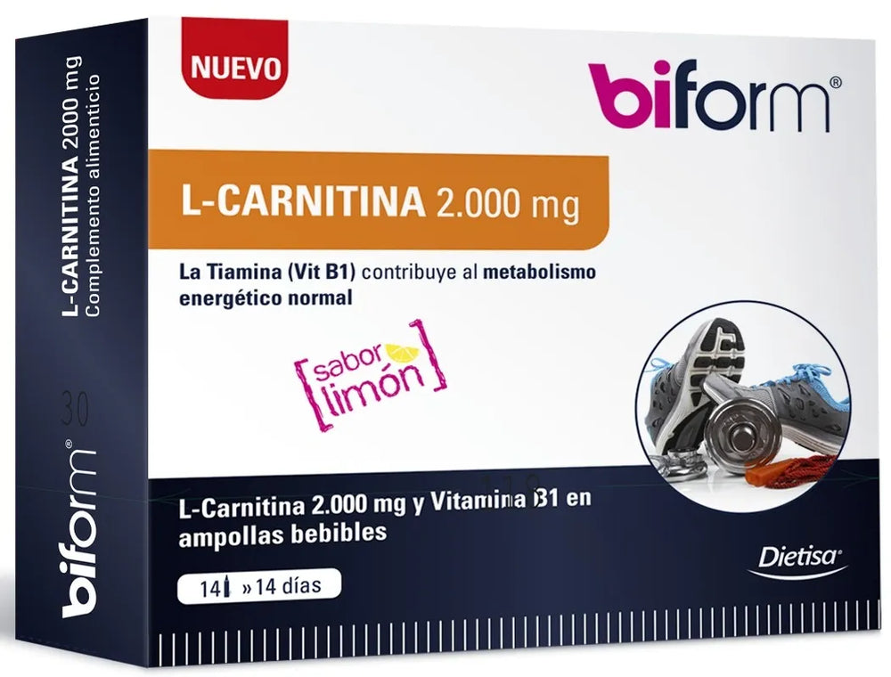 Biform L Carnitina 2000 Mg 14 Viales X, 10 ml