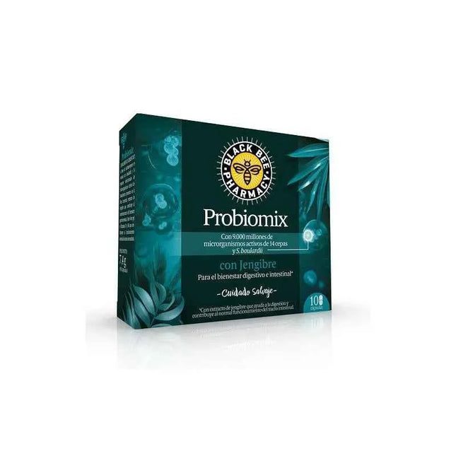 Black BEE Probiomix Con Jengibre 10 Cápsulas