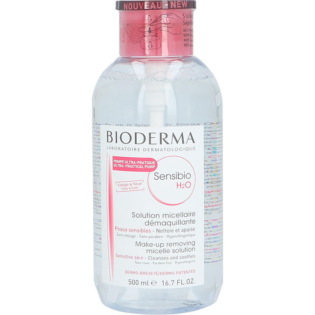 Bioderma Sensibio H2o Micelle Solution With Pump (For Sensitive Skin) 500ml/16.7oz