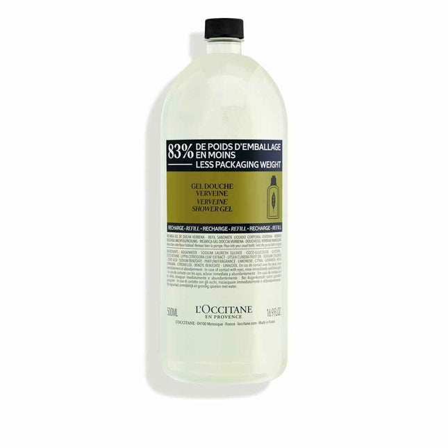 L'occitane Verbena – Gel De Ducha Ecorecarga Unisex, 500 ml