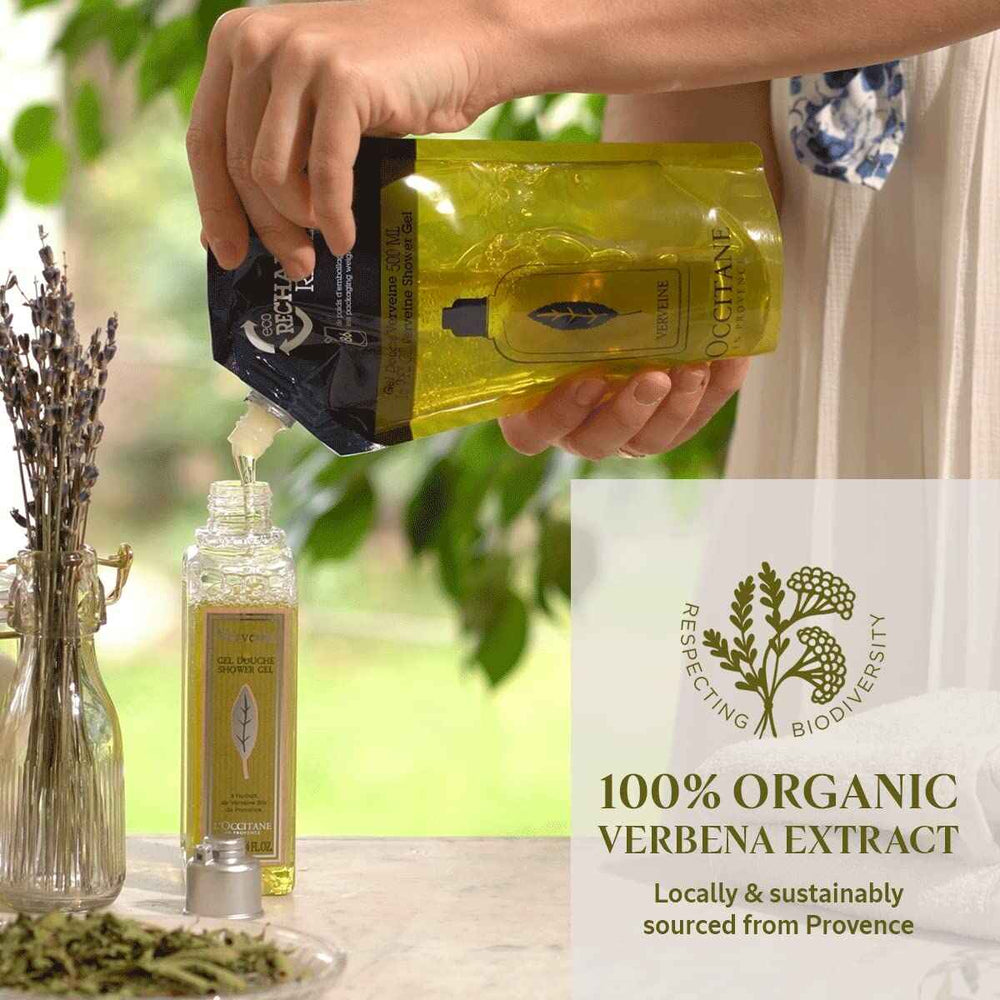 L'occitane Verbena – Gel De Ducha Ecorecarga Unisex, 500 ml