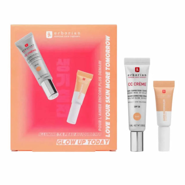 Erborian CC Crème Colour Correcting – Cream Spf30 Doré 15 ml Unisex, Set 2 Pieces