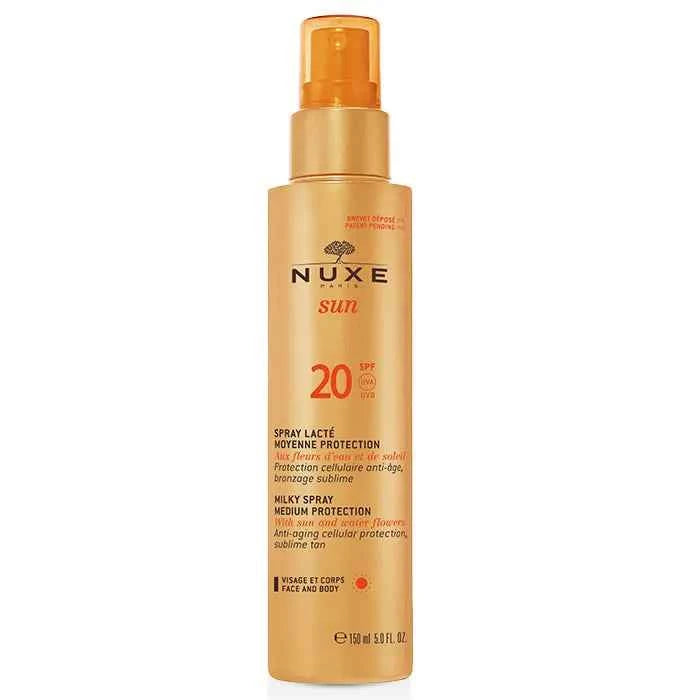 NUXE Sun Spf20 Milky – Spray For Face and Body Unisex, 150 ml