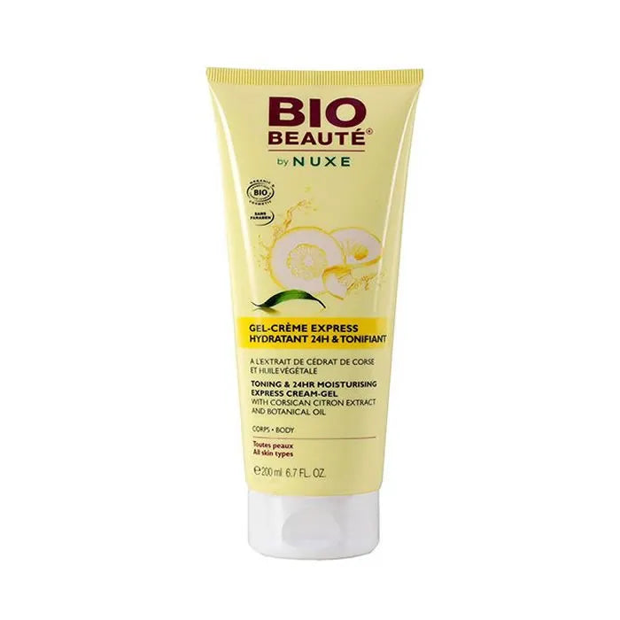 NUXE Bio Beauté toning And 24h Moisturising Express – Cream Gel Unisex, 200 ml