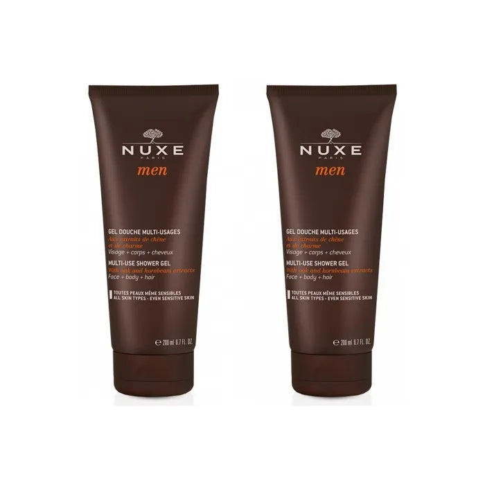 NUXE Men Multi Use Shower – Gel, 2x200 ml