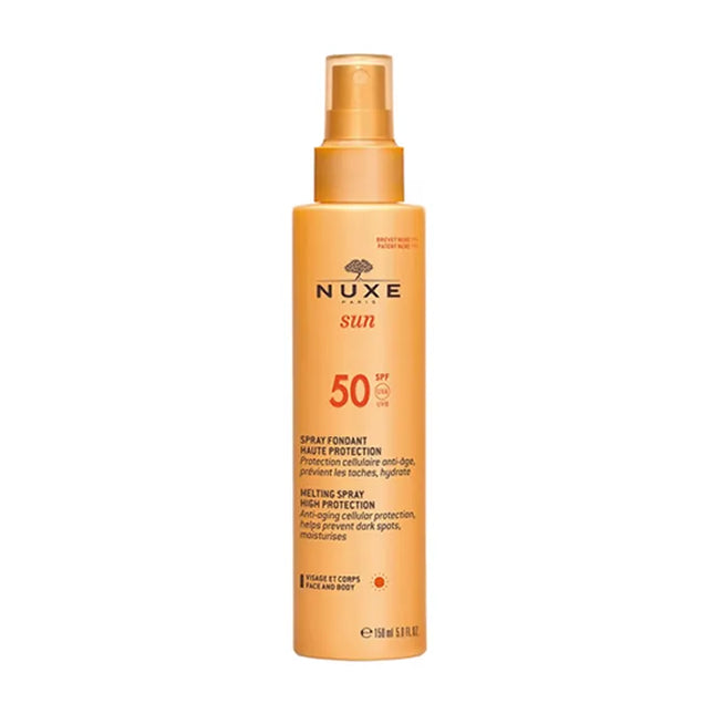NUXE Sun High Protection Melting – Spray SPF 50 Unisex, 150 ml