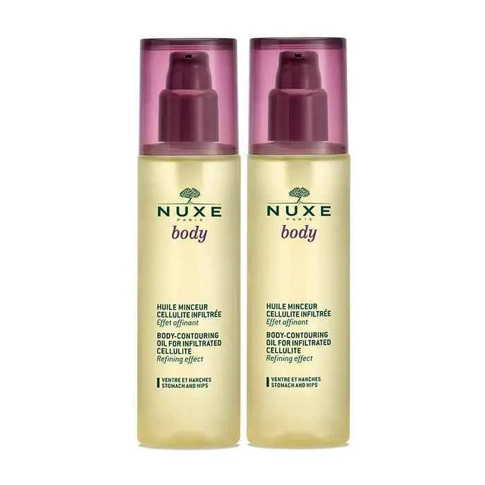 NUXE Body Contouring Oil For Infiltrated Cellulite Unisex, 2x100 ml