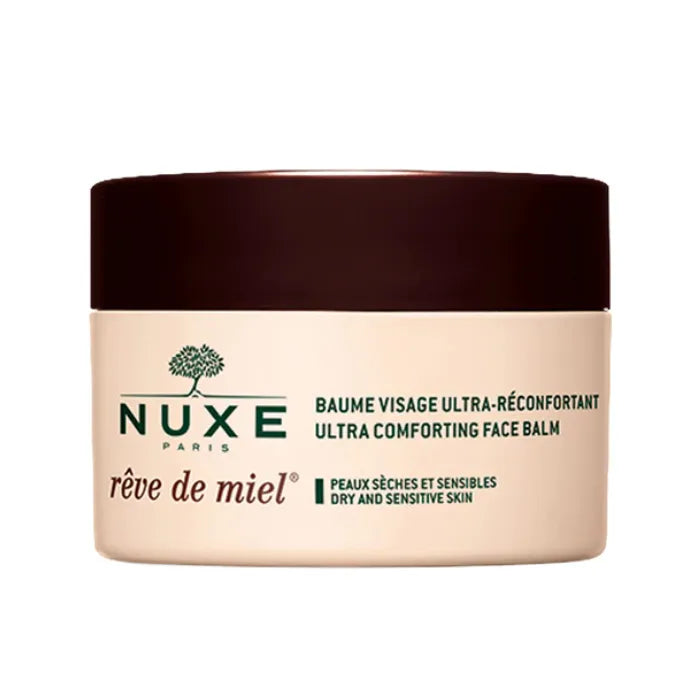 NUXE Rêve De Miel Ultra Comfortable Face Balm Dry and Sensitive Skin Unisex, 50 ml