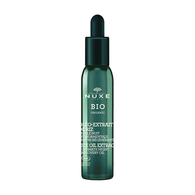 Nuxe Bio Organic Rice Extract Regenerating Night – Oil for Women, For Face, 5 ml
