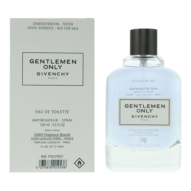 Givenchy Gentlemen Only – Eau de Toilette for Men, 100 ml Tester