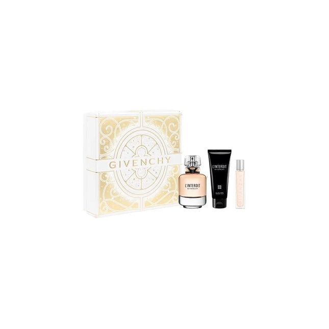 Givenchy L'interdit Eau – Parfum Unisex 80 ml Leche Corporal 75 ml Spray Viaje 12,5