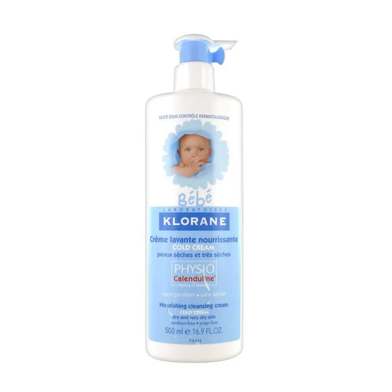 Klorane Baby Cleansing – Cream Cold, 500 ml
