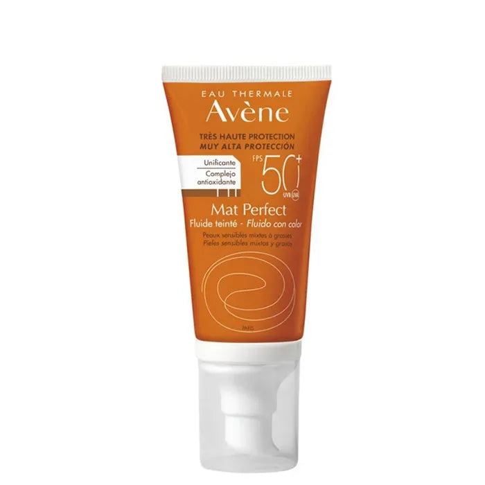AVÈNE Avéne Mat Perfect Fluid 50+ With Colour Unisex, 50 ml