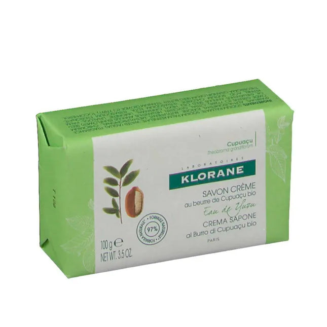 Klorane Jabon Crema Yuzu Water, 100 g