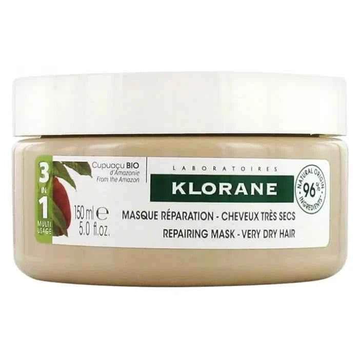 Klorane Cupuazu Dry Hair Repair Mask Unisex, 150 ml