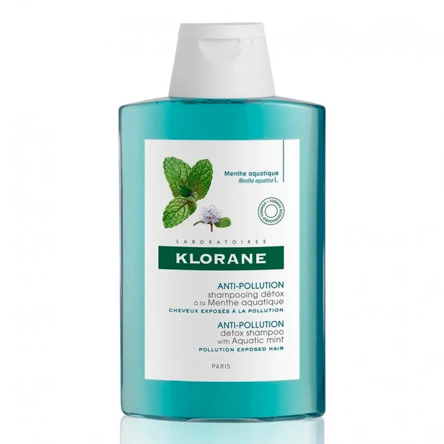 Klorane Aquatique Mint Detox – Shampoo Unisex, 400 ml