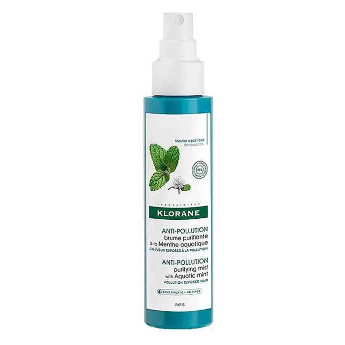 Klorane Anti-Pollution Purifying Mist With Aquatic Mint Unisex, 100 ml