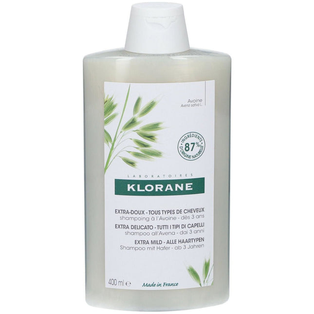 Klorane Oat Milk – Hair Shampoo Unisex, Gentle Cleansing, 400 ml