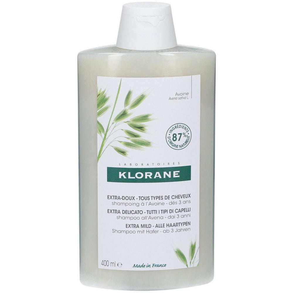 Klorane Oat Milk – Hair Shampoo Unisex, Gentle Cleansing, 400 ml