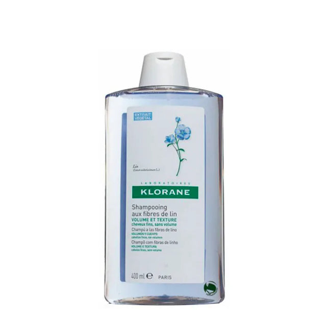 Klorane Flax Fibres – Shampoo Unisex, 400 ml