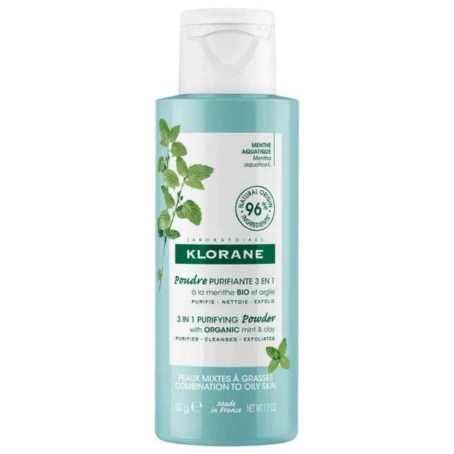 Klorane Organic Purifying Cleansing Powder for Women, 50 g
