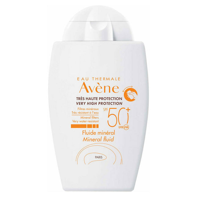 Avene Intense Protect Mineral High UV protection – Sunscreen Fluid for Women, For Face & Body, SPF 50+, 40 ml