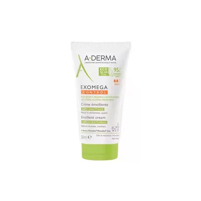 A-derma Exomega Control Anti-Scratch Emollient – Cream Unisex, 50 ml
