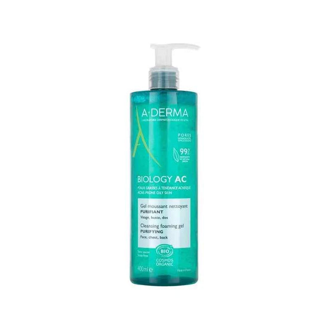 A-derma Purifying Cleansing – Gel Biology AC Unisex, 400 ml