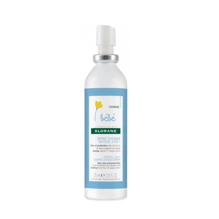 Klorane Baby Change – Spray Eryteal 3 in 1, 75 ml