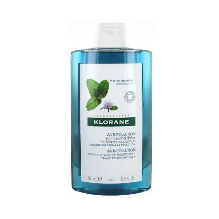 Klorane Aquatic Mint Detoxifying – Shampoo Unisex, 400 ml