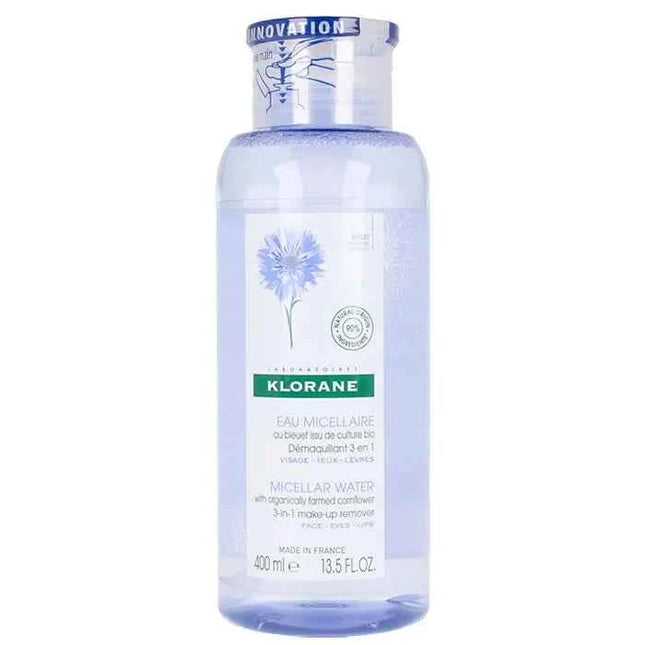 Klorane Micellar Water 3 In 1 Make-up Remover Unisex, 400 ml