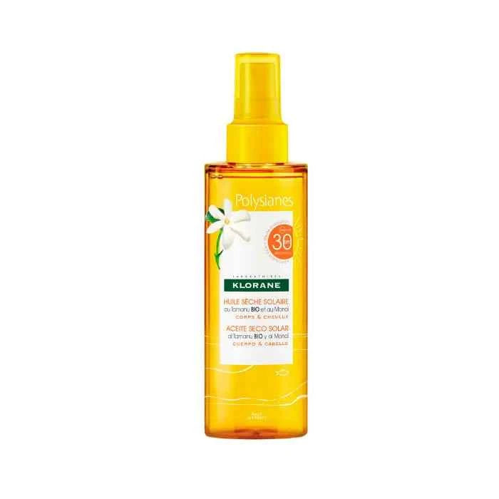 Klorane Polysianes Solar Dry Oil Spf30 Unisex, 200 ml