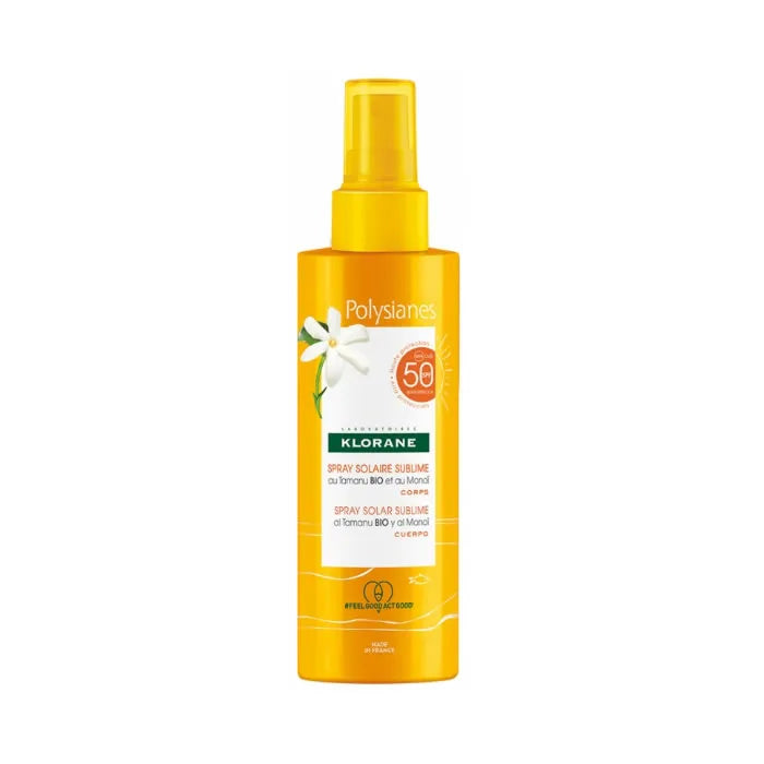 Klorane Polysianes Sublime Solar – Spray Spf50 Unisex, 200 ml