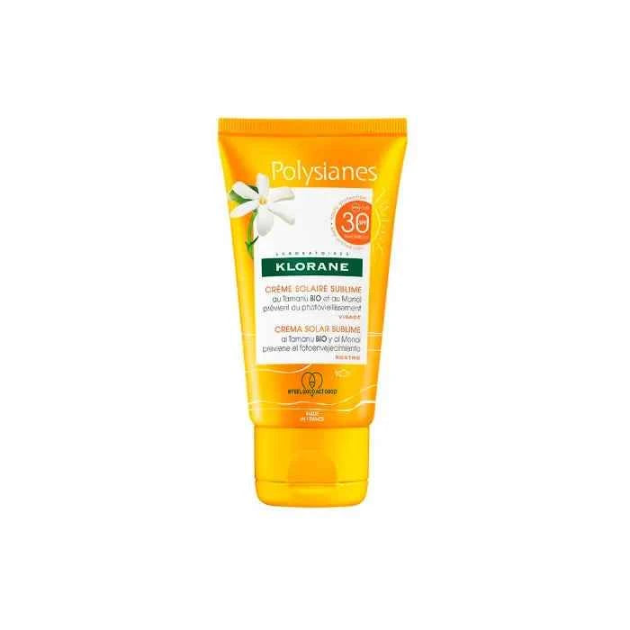 Klorane Polysianes Sublime Face Sun – Cream Spf30 Unisex, 50 ml
