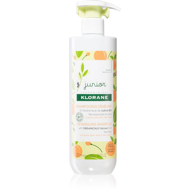 Klorane Junior Acacia Honey – Hair Shampoo Unisex, Detangling, 500 ml