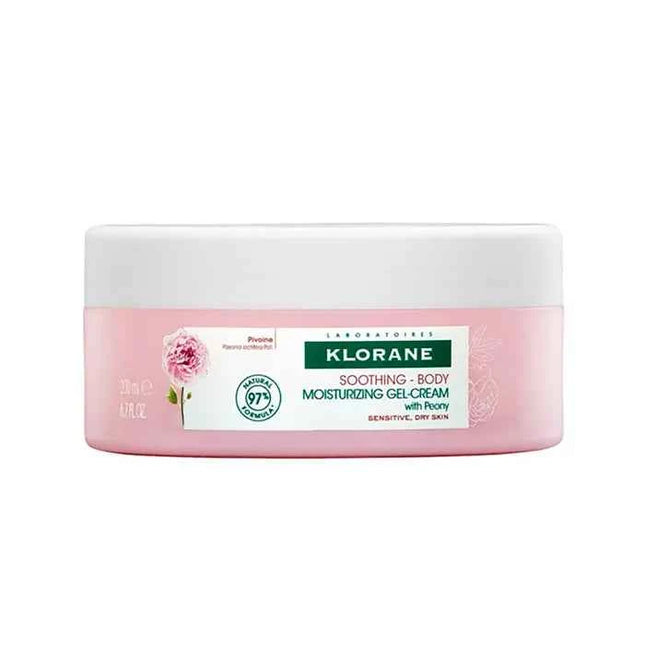 Klorane Peony Moisturising Gel – Cream, 200 ml