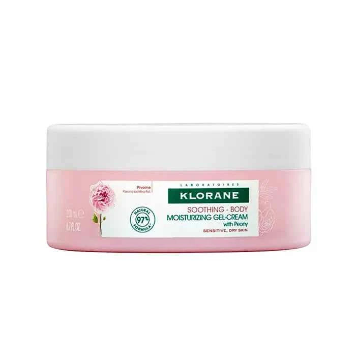 Klorane Peony Moisturising Gel – Cream, 200 ml