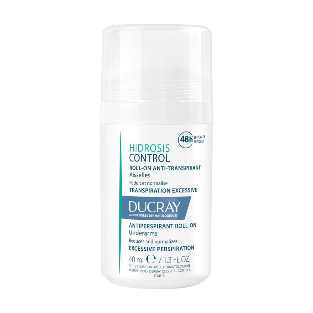 Ducray Hidrosis Control Anti-Perspirant – Deodorant Roll-On Unisex, 40 ml