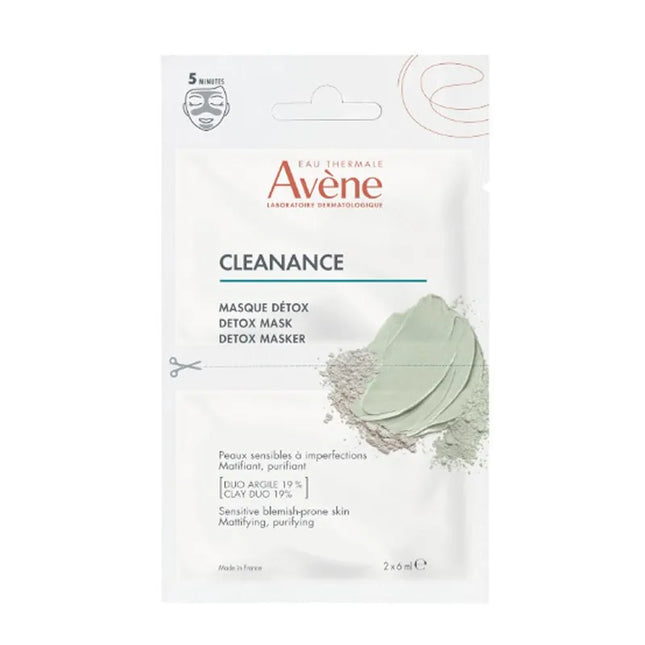 AVÈNE Cleanance Detox Mask Unisex, 2 x 6 ml