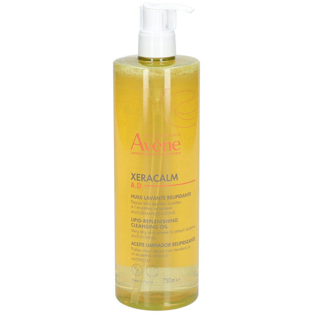 Avene XeraCalm A.D Lipid Replenishing – Shower Oil Unisex, Body, Sensitive, 750 ml