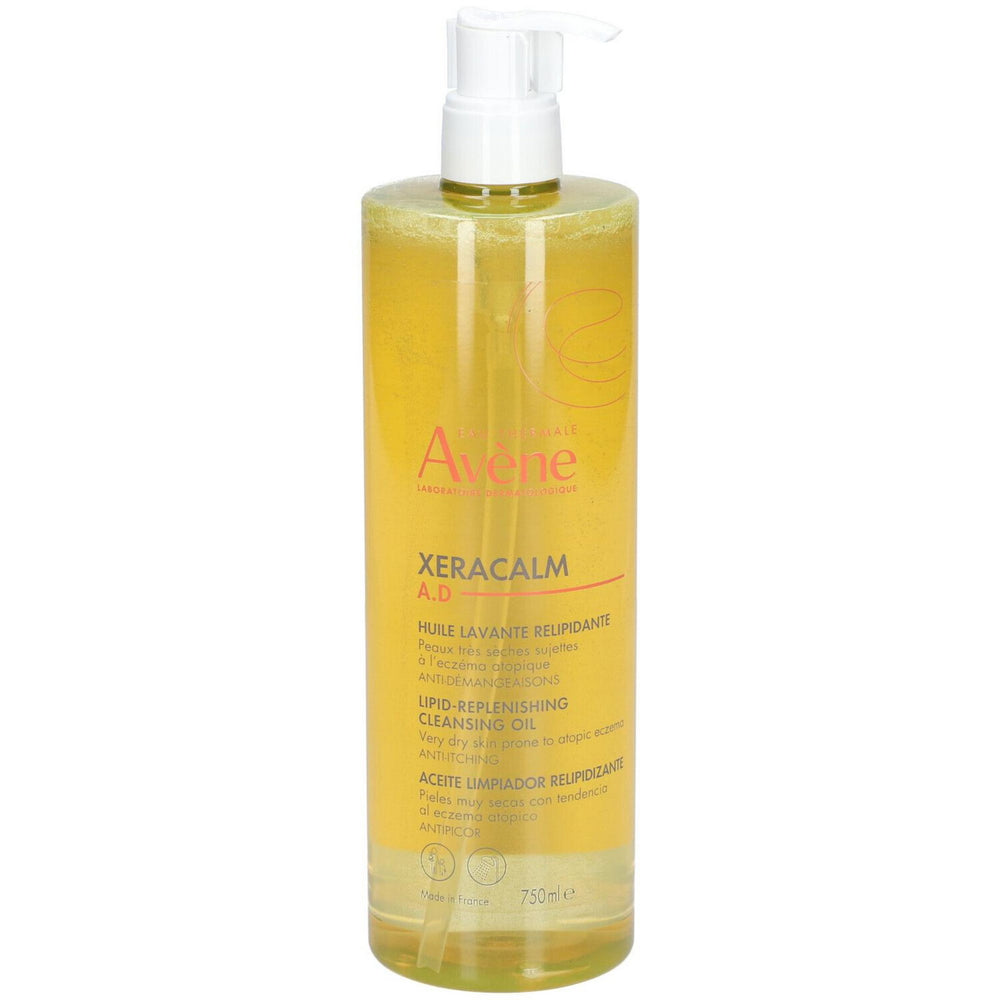 Avene XeraCalm A.D Lipid Replenishing – Shower Oil Unisex, Body, Sensitive, 750 ml
