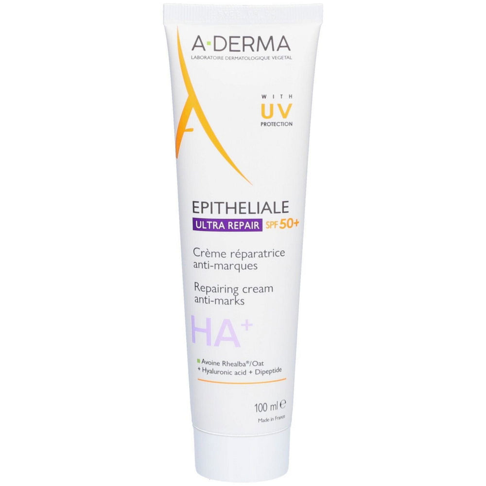 A-Derma Epitheliale Ultra Repair Paraben Repair Daily – Cream Unisex, For Face & Body, SPF 50+, 100 ml