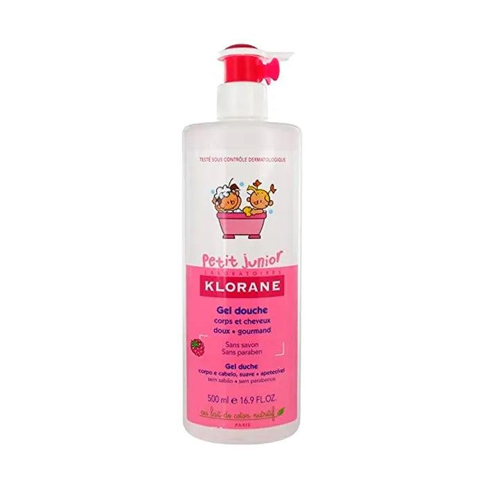 Klorane Petit Junior Raspberry – Gel, 500 ml