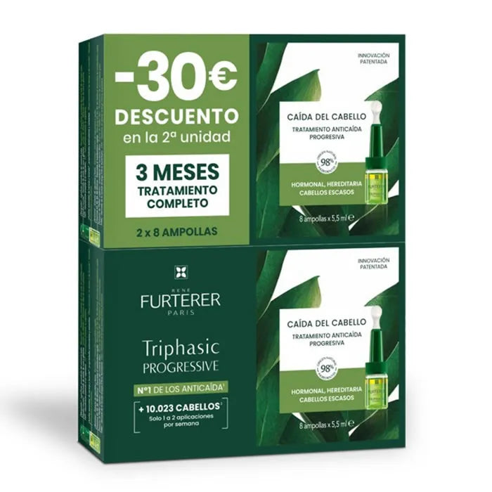 RENE Furterer Triphasic Progressive 2x Unisex, 8x5.5 ml