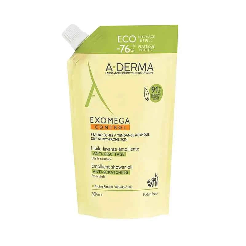 A-derma Exomega Control Eco-replenishing Oil Unisex, 500 ml
