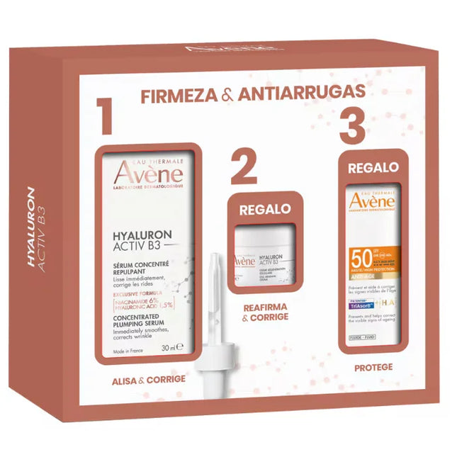 AVÈNE Avene Hyaluron Activ B3 – Serum Concentrated Plumping Serum 30 ml Unisex, Set 3 Pieces